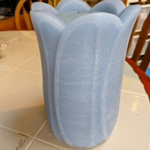 Bethlehem Lights Aquaflame Flameless Candle, NWT, Cloud Blue